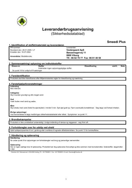 Smeedi plus modellervoks sds - Nordform