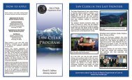 Law Clerk Program - Alaska Department of Law - State of Alaska