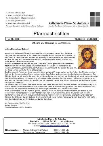 Informationen aus der Gemeinde St. Elisabeth - Katholische ...