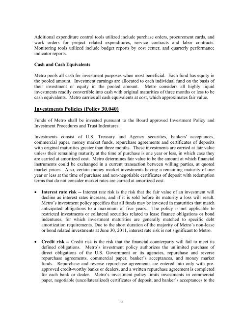 FY 2013 Operating and Capital Budget - Metro Transit