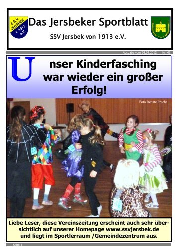 Ausgabe 02.2012 - SSV Jersbek