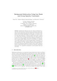 Background subtraction using group sparsity and low-rank constraint