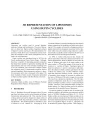 3d representation of liposomes using dupin cyclides - SEE