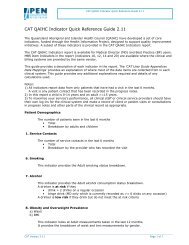 CAT QAIHC Indicator Quick Reference Guide 2.11 - Pen Computer ...