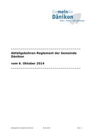 PDF, 38.0 KB - Gemeinde Dänikon