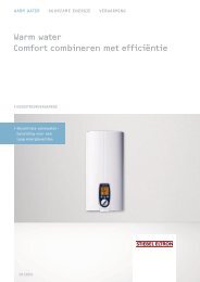 Warm water Comfort combineren met efficiÃ«ntie - STIEBEL ELTRON ...