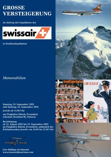 sonntag, 25. september 2005 - Liquidator Swissair