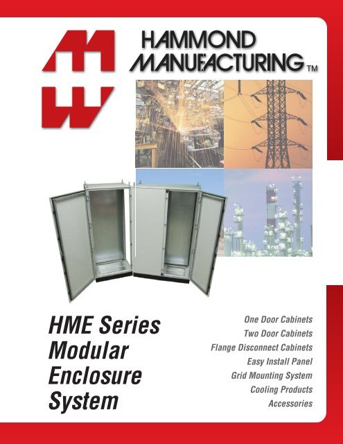 HME Series Modular Enclosure System - Hammond Mfg.