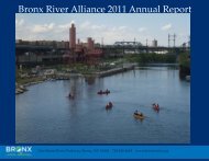 Bronx River Alliance 2011 Annual Report