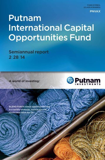 Putnam International Capital Opportunities Fund - Putnam Investments