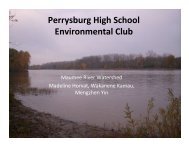 Perrysburg HS Environmental Club