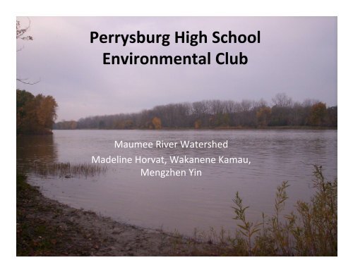 Perrysburg HS Environmental Club