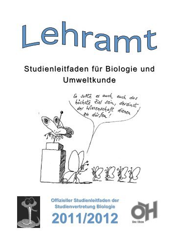 Studienleitfaden für Biologie und Umweltkunde Umweltkunde