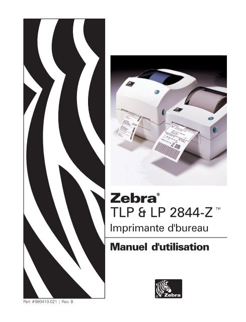 Zebra® TLP &amp; LP 2844-Z