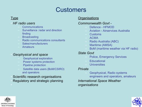 IPS presentation - IPS - Radio and Space Services