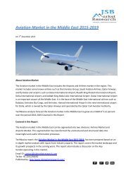 Aviation Market in the Middle East 2015-2019