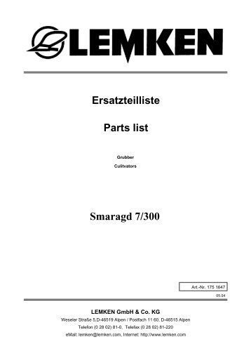 Smaragd 7/300 - Lemken