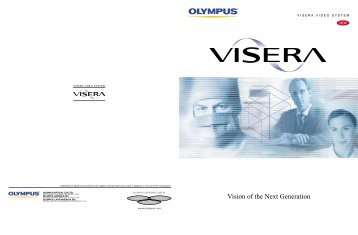Sales Brochure: OTV-S7V-B/C/D VISERA Video ... - Olympus America