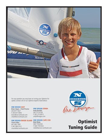 Optimist Tuning Guide - North Sails - One Design