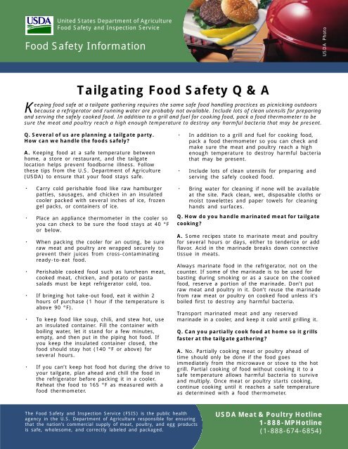 Food safety and food thermometers - Safe Food & Water