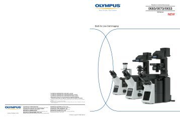 IX3 Detailed Brochure (PDF)  - Olympus America
