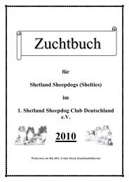 Zuchtbuch 2010 _Deckblatt_ - Shetland Sheepdog Club Deutschland