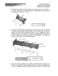 ExercÃ­cios de TorÃ§Ã£o