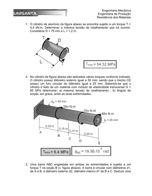 Exercacios De Tora A O