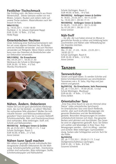 Programm - St. Johann