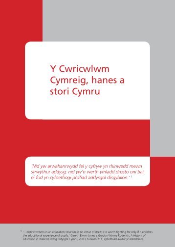 Y Cwricwlwm Cymreig, hanes a stori Cymru - Learning Wales