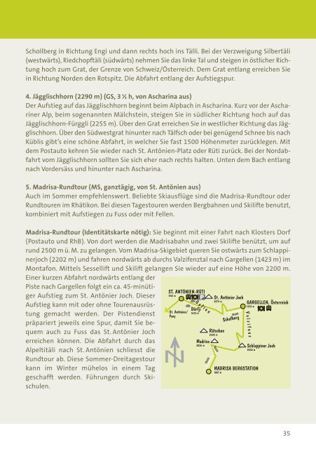 Pany-Luzein St. Antönien - St. Antönien Tourismus