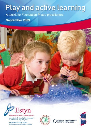 Play and active learning | A toolkit for Foundation Phase ... - Estyn