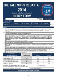 ENTRY FORM - Sail Training International