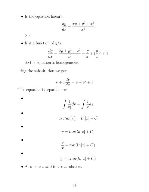 Math 225 Differential Equations Notes Chapter 2