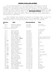 -1- MASTERS DIVING DATA DOCUMENT The enclosed document ...
