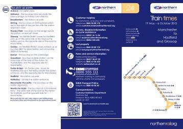 Train times - Northern Rail