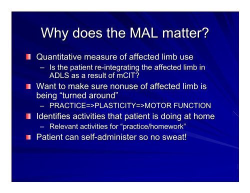 Modified Constraint-Induced Therapy