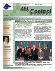 June 2007 - Quebec English Literacy Alliance