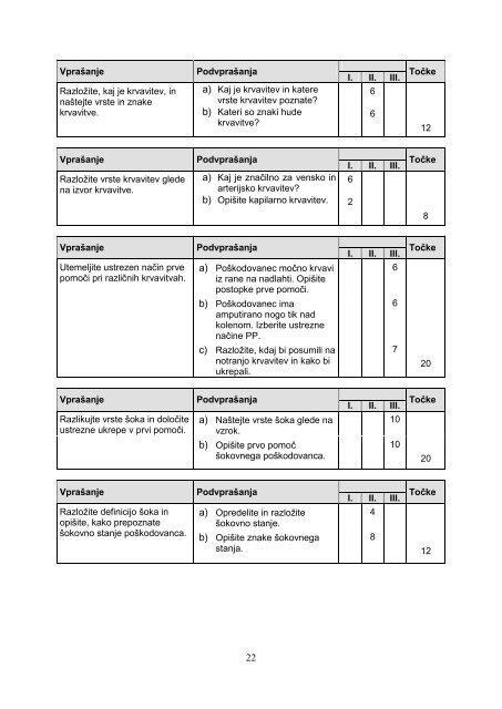 POKLICNA MATURA 2011/12 Program: zdravstvena nega ...