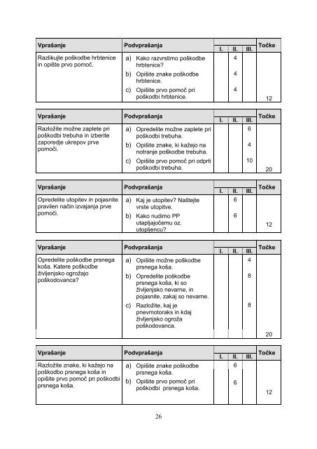 POKLICNA MATURA 2011/12 Program: zdravstvena nega ...