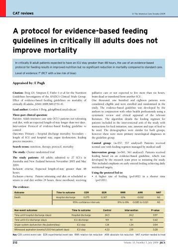 Full text - JICS - The Intensive Care Society