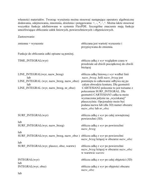 Program FlexPDE w zastosowaniu do symulacji pÃ³l temperatury