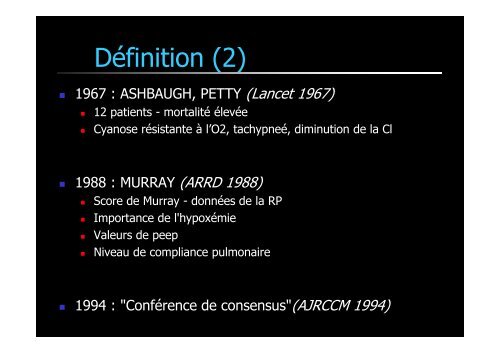 SDRA dÃ©finition physiopath - ATuRea