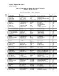 DIRECTIA DE SANATATE PUBLICA Judetul Satu Mare LISTA ...