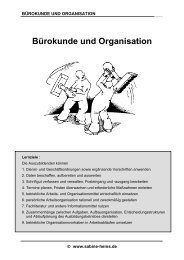 BÃ¼rokunde und Organisation - Sabine Heins