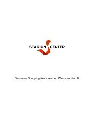 Das neue Shopping-Wahrzeichen Wiens an der U2 - Stadion Center