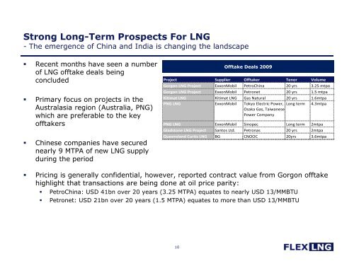 September 2009 - FLEX LNG