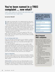 Complaint Article - Texas Real Estate Commission