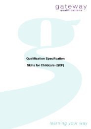 Qualification Specification Skills for Childcare Entry 3 - OCN Eastern ...