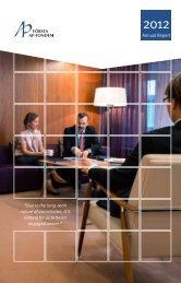 Annual Report 2012 - FÃ¶rsta AP-fonden